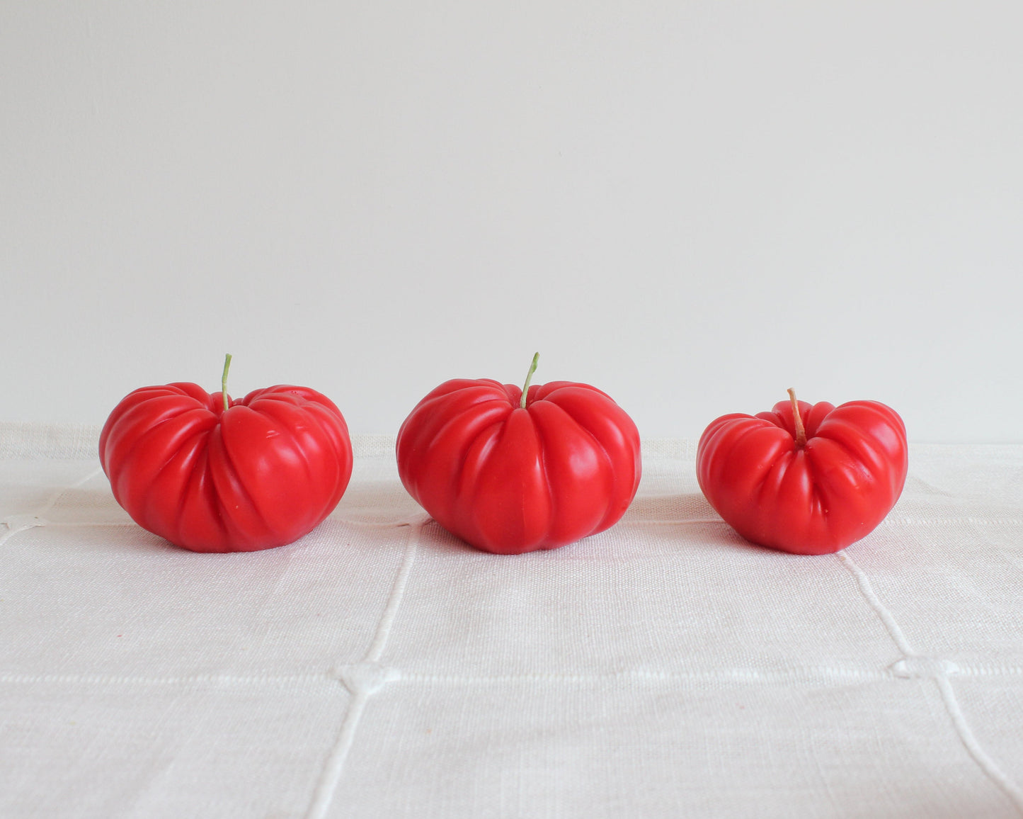 EXTRA LARGE HEIRLOOM TOMATO BEESWAX CANDLE