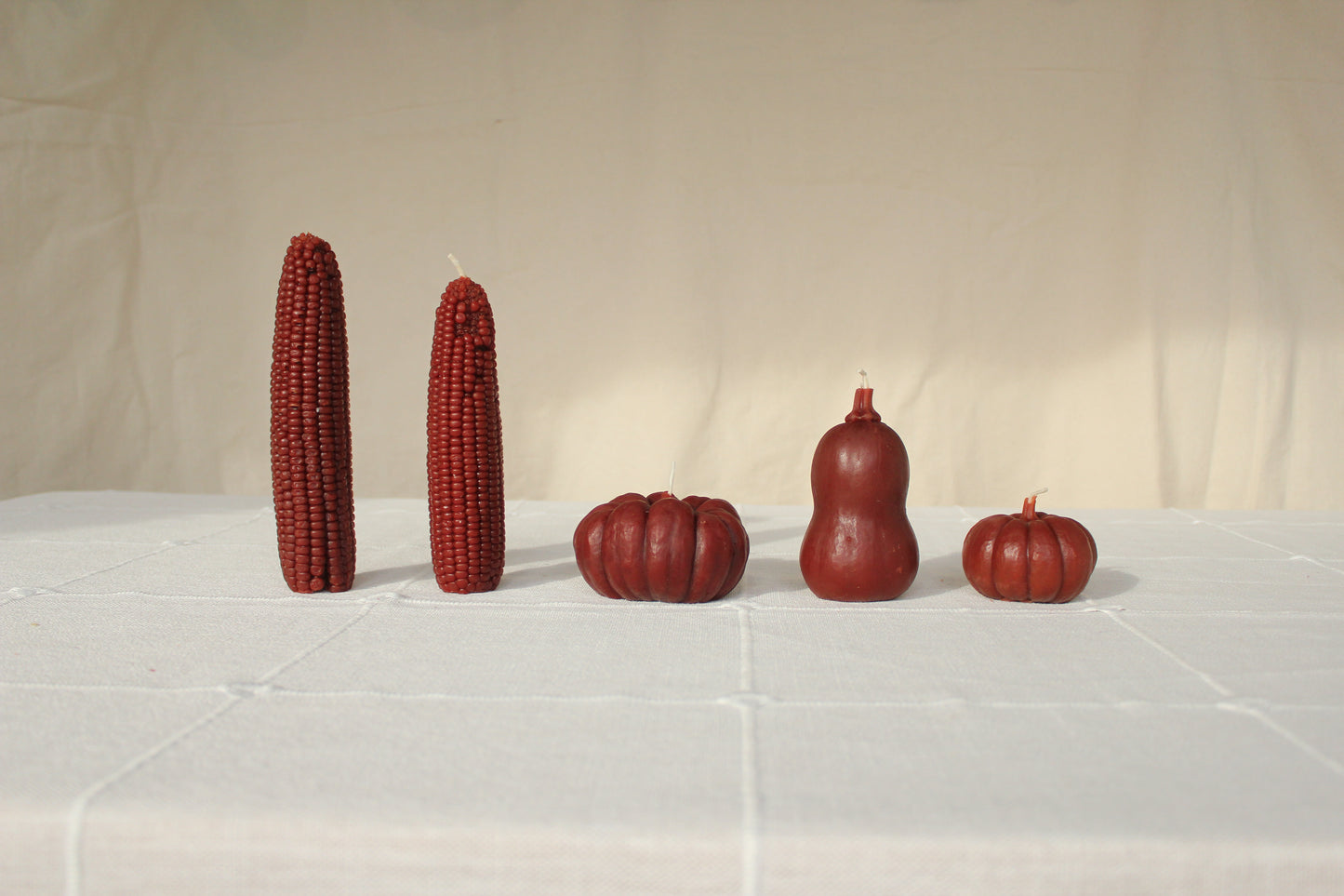 Chestnut - Harvest Table Bundle Beeswax Candles
