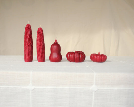 Pomegranate - Harvest Table Bundle Beeswax Candles