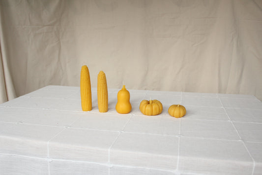 Sweet Maiz - Harvest Table Bundle Beeswax Candles