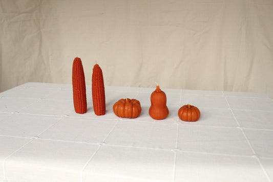 Maple Leaf - Harvest Table Bundle Beeswax Candles