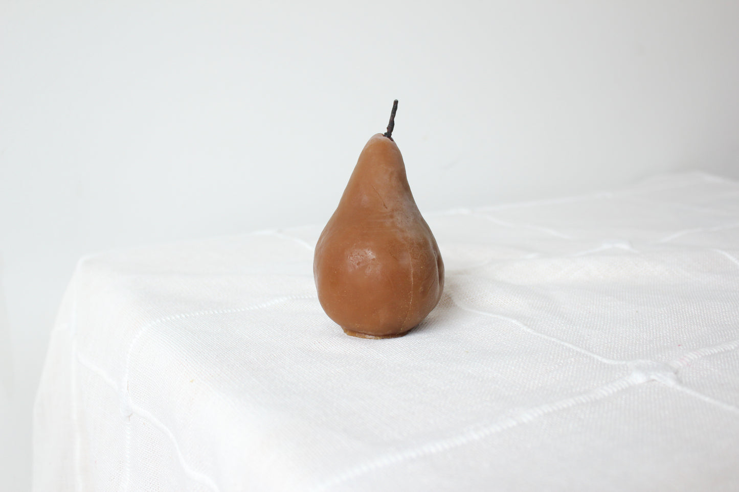 *IMPERFECT* BOSC PEAR BEESWAX CANDLE