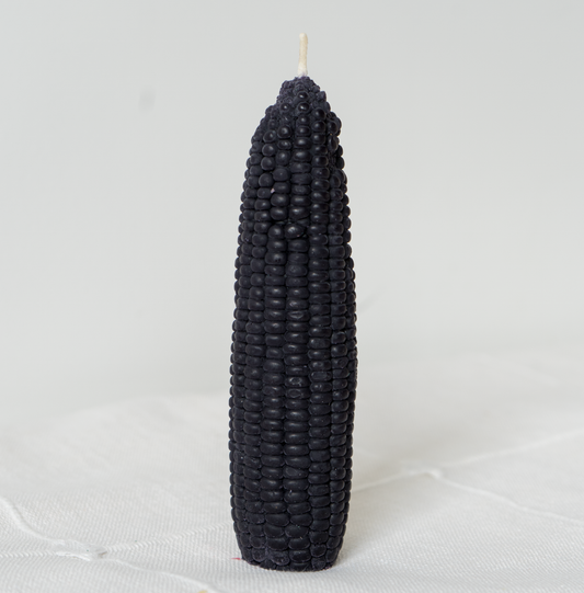 Blackberry Medium Beeswax Corn Candle