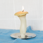 King Oyster Mushroom Beeswax Candle