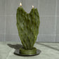 Heart Nopal Cactus Beeswax Candle