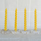 Spiral Taper Beeswax Candles