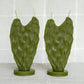 Heart Nopal Cactus Beeswax Candle - Set of 2