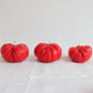 EXTRA LARGE HEIRLOOM TOMATO BEESWAX CANDLE
