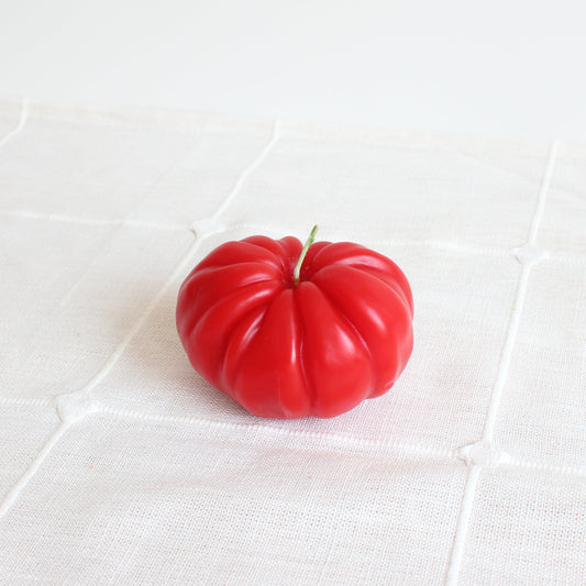 EXTRA LARGE HEIRLOOM TOMATO BEESWAX CANDLE