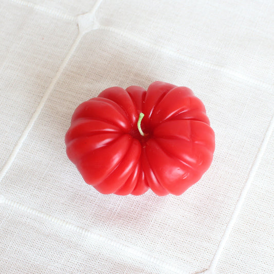 EXTRA LARGE HEIRLOOM TOMATO BEESWAX CANDLE