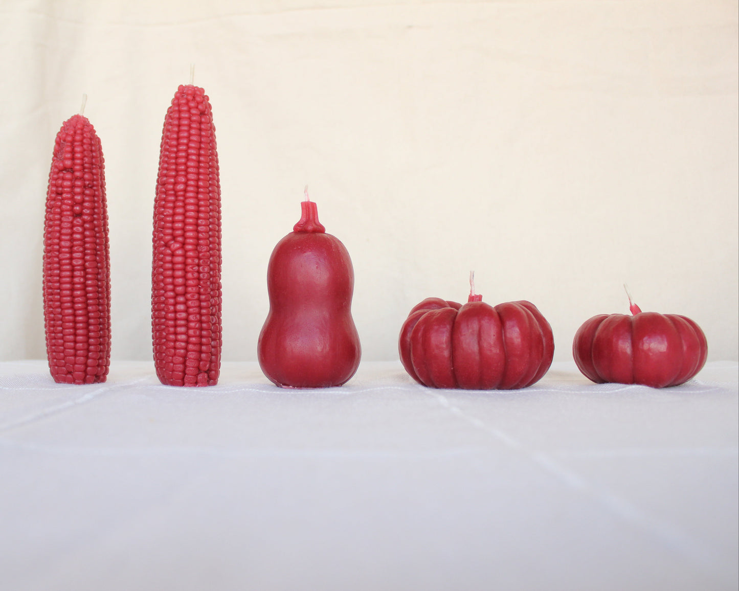 Pomegranate - Harvest Table Bundle Beeswax Candles