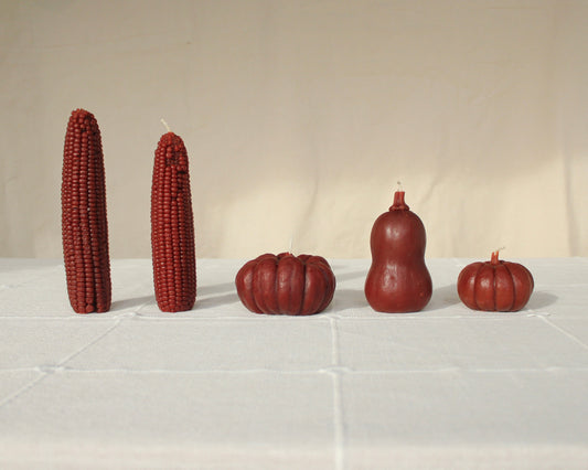 Chestnut - Harvest Table Bundle Beeswax Candles