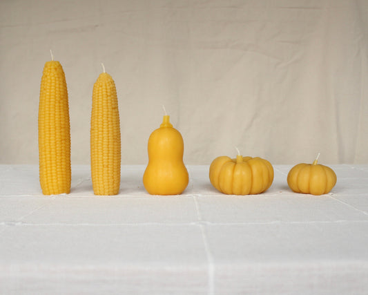 Sweet Maiz - Harvest Table Bundle Beeswax Candles