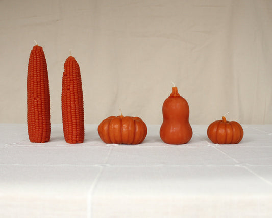 Maple Leaf - Harvest Table Bundle Beeswax Candles