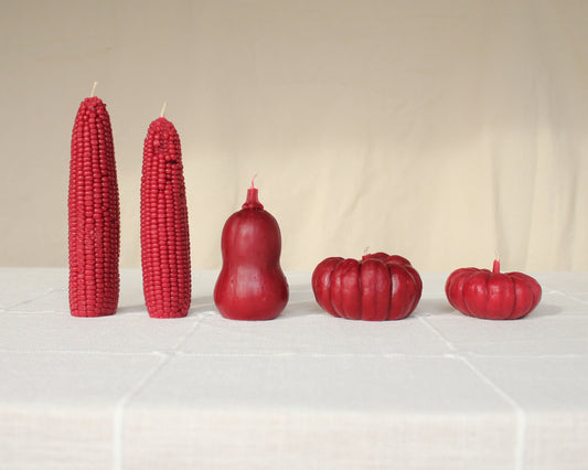 Pomegranate - Harvest Table Bundle Beeswax Candles