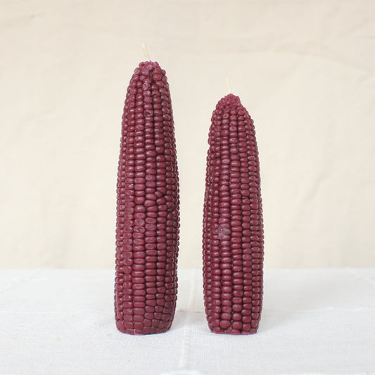 Mulberry Maíz Beeswax Candle Set