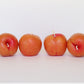 BEESWAX YELLOW PEACHES CANDLES - SET OF 4