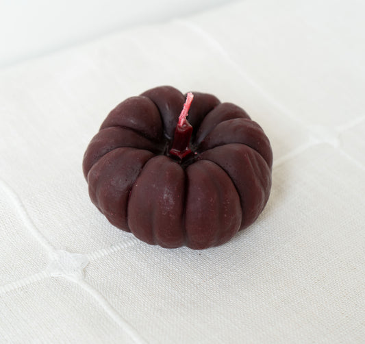 Mulberry Large Pumpkin Beeswax Candle