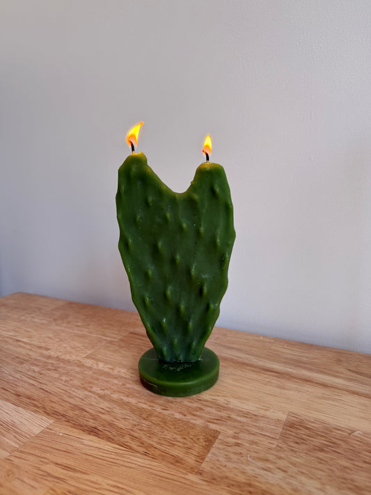Heart Nopal Beeswax Candle