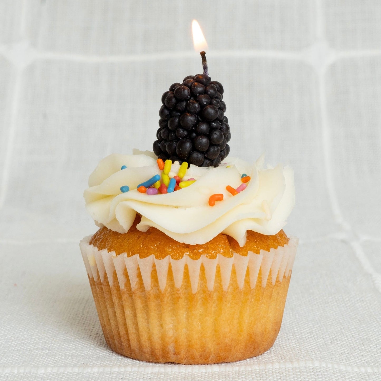 Beeswax Blackberry Birthday Candles - Happy Organics