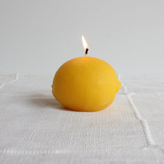 Beeswax Lemon Candle - Happy Organics