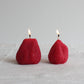 Big Strawberry Beeswax Candle Pair - Happy Organics