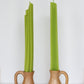 Celery Taper Beeswax Candles - Happy Organics