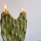 Heart Nopal Cactus Beeswax Candle - Happy Organics