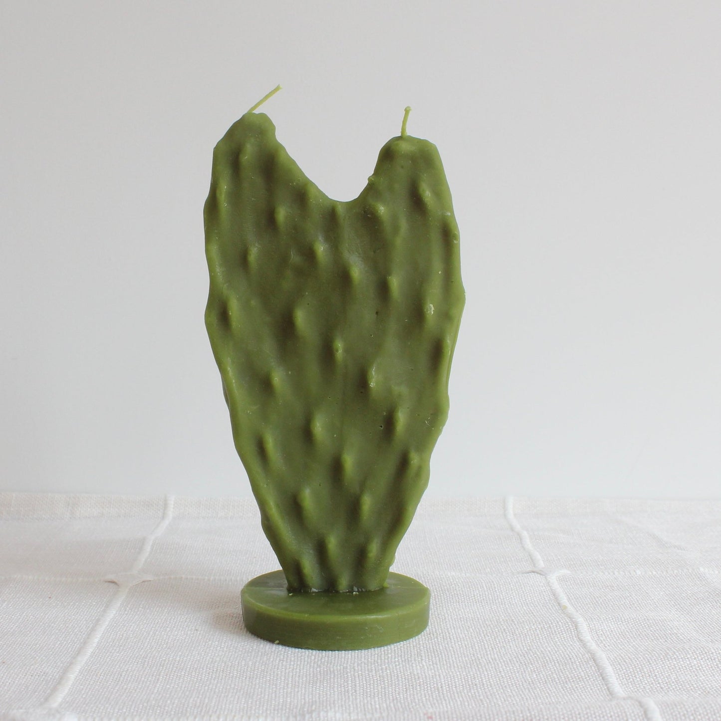 Heart Nopal Cactus Beeswax Candle - Happy Organics