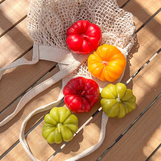 Heirloom Tomato Beeswax Candle - Happy Organics