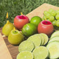 BEESWAX GREEN FIG TEALIGHT CANDLES - SET OF 2