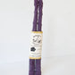 Purple Asparagus Taper Beeswax Candles - Happy Organics