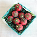 Red Cherry Tomato Beeswax Birthday Candles 8 - count - Happy Organics