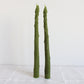 Studio Seconds — Asparagus Taper Beeswax Candles - Happy Organics