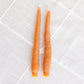 Studio Seconds — Carrot Taper Beeswax Candles - Happy Organics